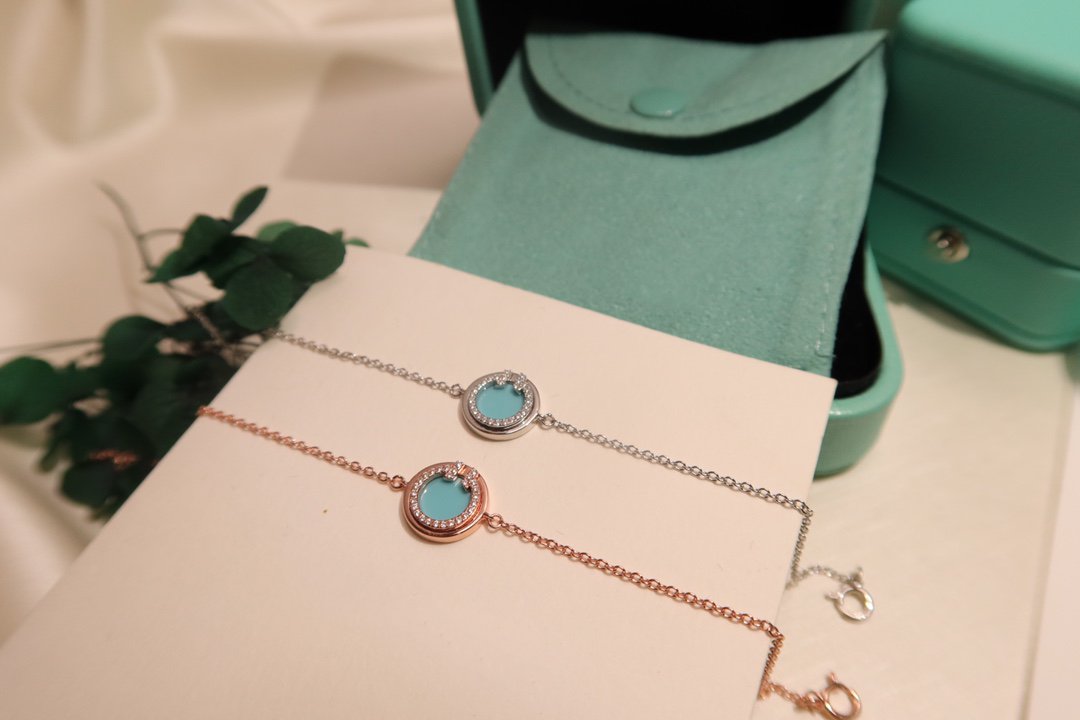 [Clover Jewelry]DIAMOND CIRCLE PINK GOLD BRACELET