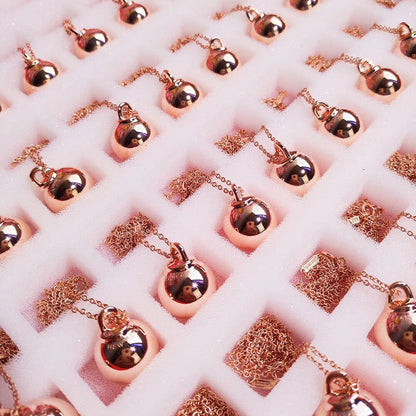 [Clover Jewelry]HARDWEAR PENDENTIF BALL ROSE NECKLACE