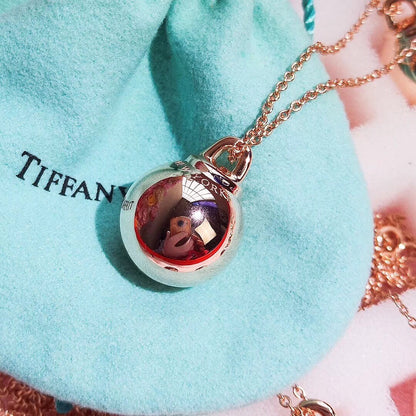 [Clover Jewelry]HARDWEAR PENDENTIF BALL ROSE NECKLACE