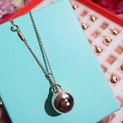 [Clover Jewelry]HARDWEAR PENDENTIF BALL ROSE NECKLACE
