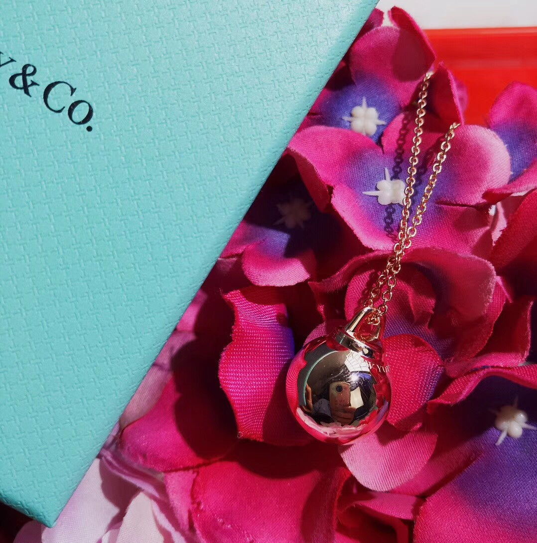 [Clover Jewelry]HARDWEAR PENDENTIF BALL ROSE NECKLACE