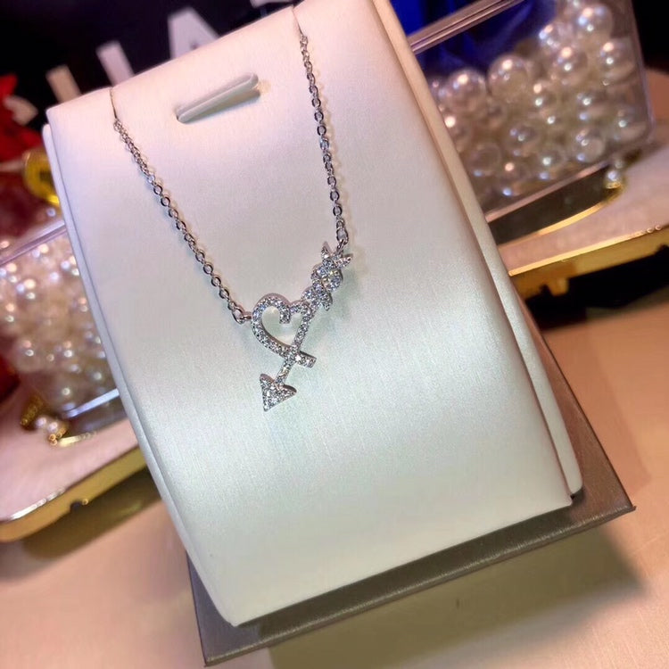 [Clover Jewelry]COLGANTE HEART & ARROW NECKLACE