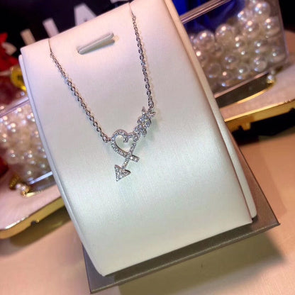 [Clover Jewelry]COLGANTE HEART & ARROW NECKLACE