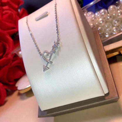 [Clover Jewelry]COLGANTE HEART & ARROW NECKLACE