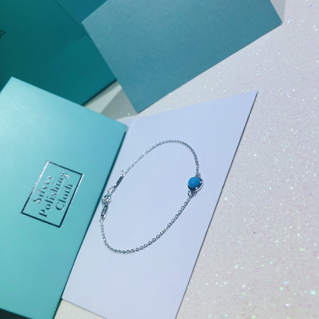 [Clover Jewelry]YARD TURQUOISE NECKLACE SILVER