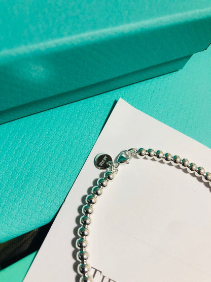 [Clover Jewelry]LOVE TIFFANY RED HEART TAG BEAD BRACELET
