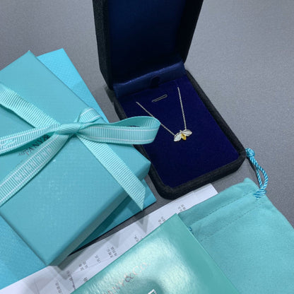 [Clover Jewelry]PAPER FLOWERS YELLOW DIAMOND FIREFLY PENDANT