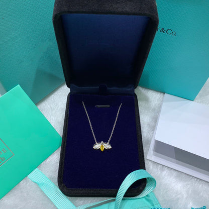 [Clover Jewelry]PAPER FLOWERS YELLOW DIAMOND FIREFLY PENDANT