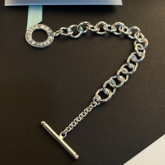 [Clover Jewelry]TOGGLE TAG BRACELET SILVER