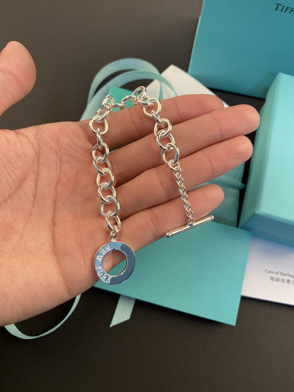 [Clover Jewelry]TOGGLE TAG BRACELET SILVER