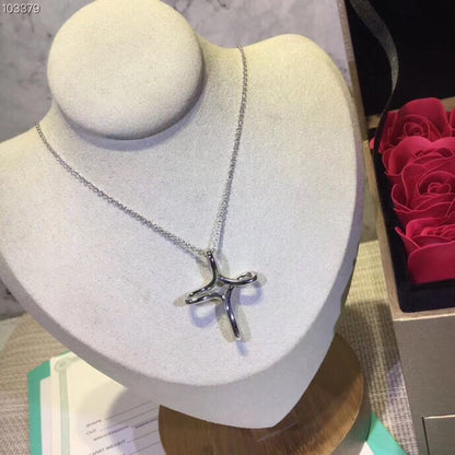 [Clover Jewelry]CROSS NECKLACE STERLING SILVER MATERIAL