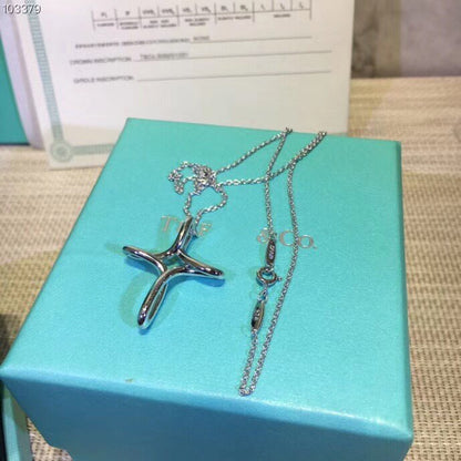[Clover Jewelry]CROSS NECKLACE STERLING SILVER MATERIAL