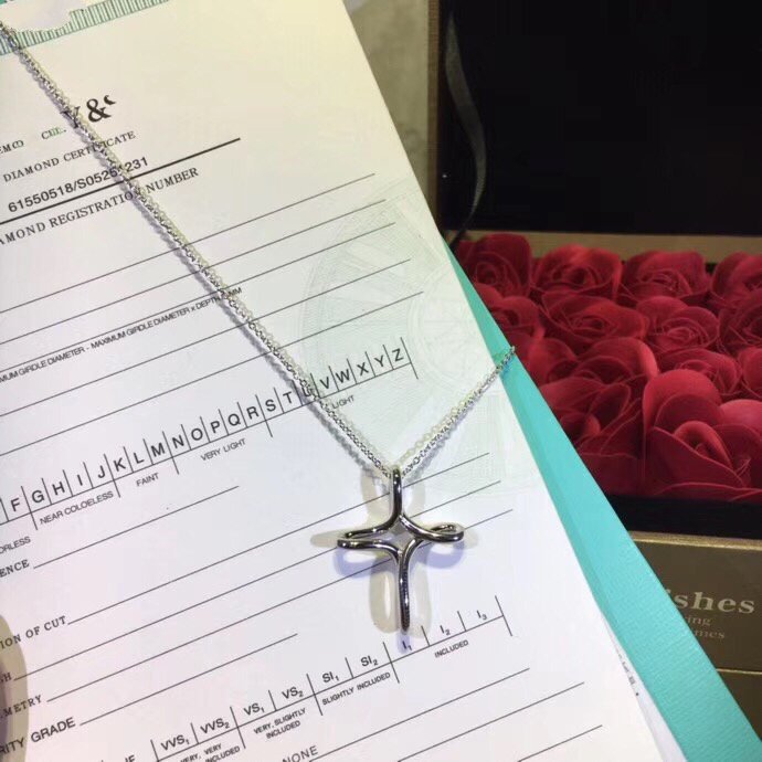 [Clover Jewelry]CROSS NECKLACE STERLING SILVER MATERIAL