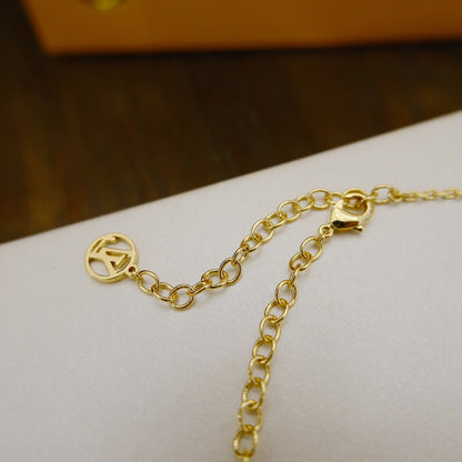 [⭐Clover Jewelry]BLOOMING SUPPLE NECKLACE BRASS