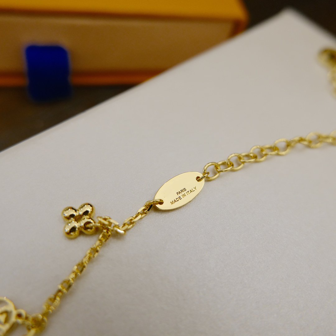 [⭐Clover Jewelry]BLOOMING SUPPLE NECKLACE BRASS