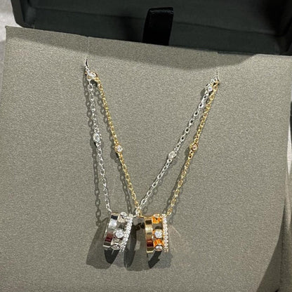 [⭐Clover Jewelry]CHAIN MOVE ROMANE PEDAND NECKLACE