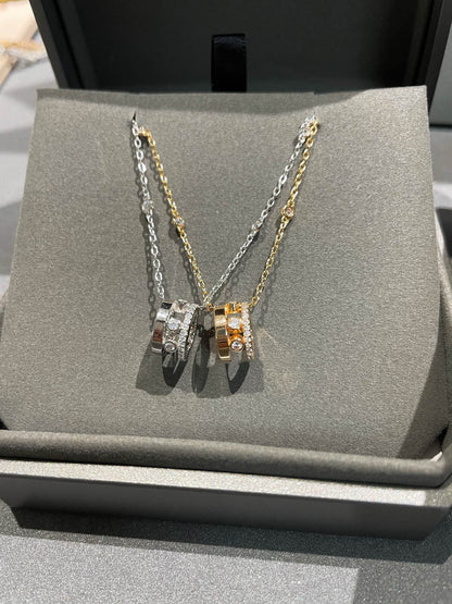 [⭐Clover Jewelry]CHAIN MOVE ROMANE PEDAND NECKLACE