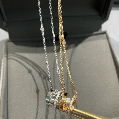 [⭐Clover Jewelry]CHAIN MOVE ROMANE PEDAND NECKLACE