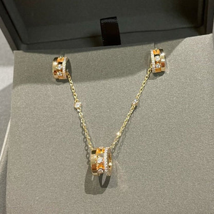 [⭐Clover Jewelry]CHAIN MOVE ROMANE PEDAND NECKLACE