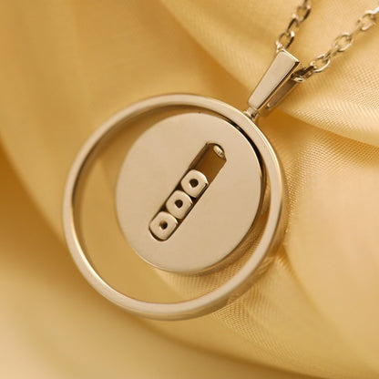 [⭐Clover Jewelry]Demo MOVE MM SILVER DIAMOND NECKLACE