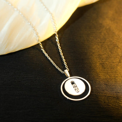 [⭐Clover Jewelry]Demo MOVE MM SILVER DIAMOND NECKLACE