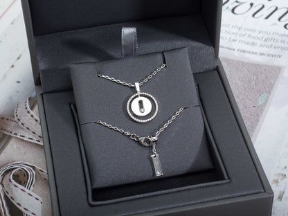 [⭐Clover Jewelry]Demo MOVE PM NECKLACE SILVER DIAMOND