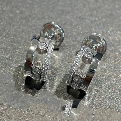[⭐Clover Jewelry]MOVE ROMANE EARRINGS DIAMOND