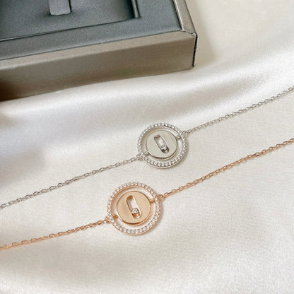 [⭐Clover Jewelry]Demo MOVE PAVED DIAMOND BRACELET