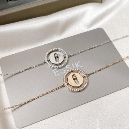 [⭐Clover Jewelry]Demo MOVE PAVED DIAMOND BRACELET