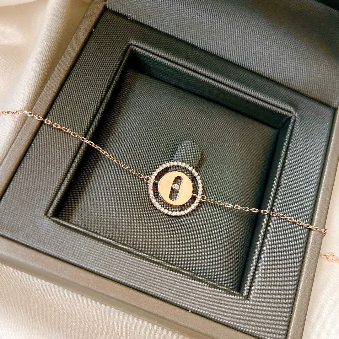 [⭐Clover Jewelry]Demo MOVE PAVED DIAMOND BRACELET