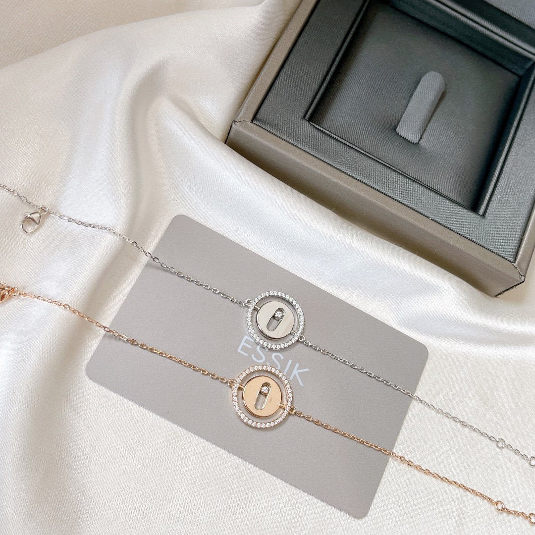 [⭐Clover Jewelry]Demo MOVE PAVED DIAMOND BRACELET
