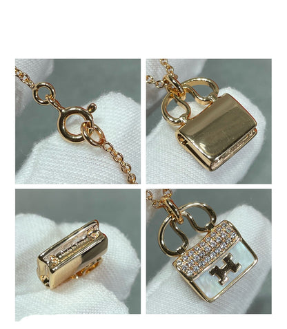 [⭐Clover Jewelry]H CIRCE MOISSANITE PENDANT NECKLACE GOLD