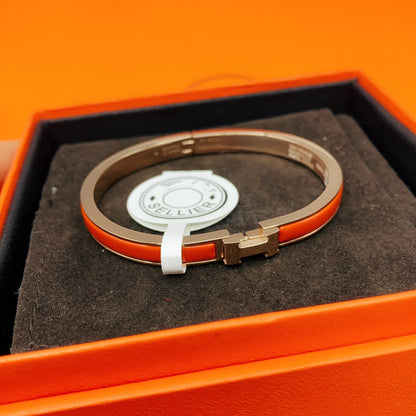 [⭐Clover Jewelry]CLASSIC HM CLIC RED 8MM ENAMEL BRACELET