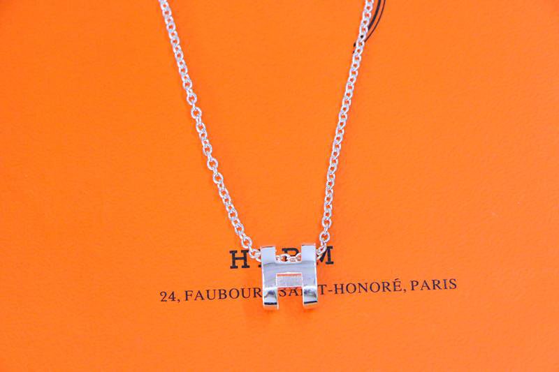 [⭐Clover Jewelry]HM NECKLACE H LETTER OVAL SERIES