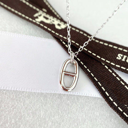 [⭐Clover Jewelry]HM PIG NOSE NECKLACE