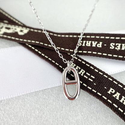 [⭐Clover Jewelry]HM PIG NOSE NECKLACE