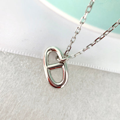 [⭐Clover Jewelry]HM PIG NOSE NECKLACE