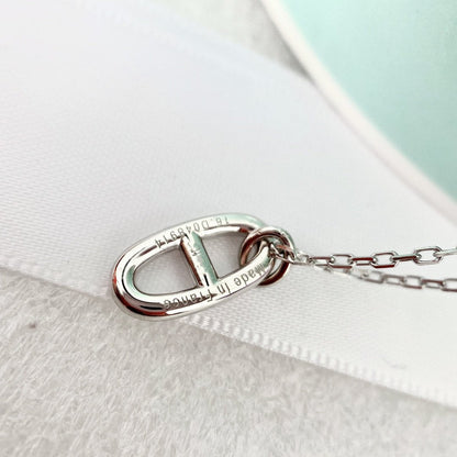 [⭐Clover Jewelry]HM PIG NOSE NECKLACE