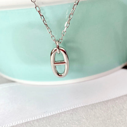 [⭐Clover Jewelry]HM PIG NOSE NECKLACE