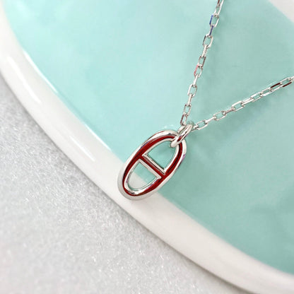 [⭐Clover Jewelry]HM PIG NOSE NECKLACE