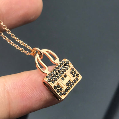[⭐Clover Jewelry]HM NECKLACE ARRIVAL BLACK DIAMOND