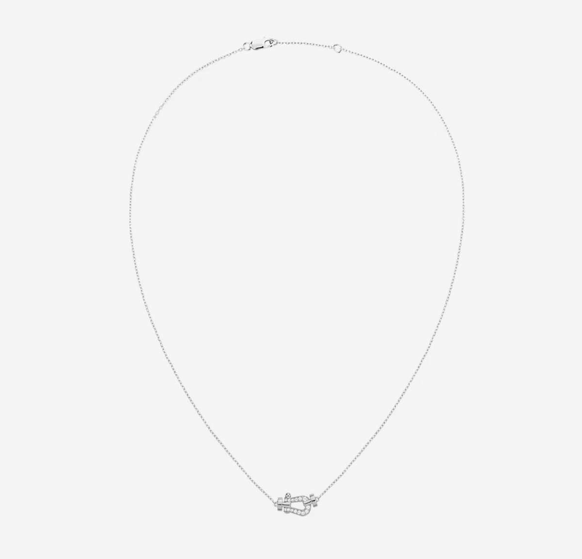 [⭐Clover Jewelry]FORCE 10 DIAMOND SILVER NECKLACE MINI MODEL