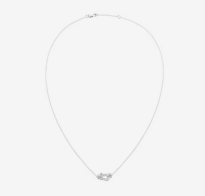 [⭐Clover Jewelry]FORCE 10 DIAMOND SILVER NECKLACE MINI MODEL