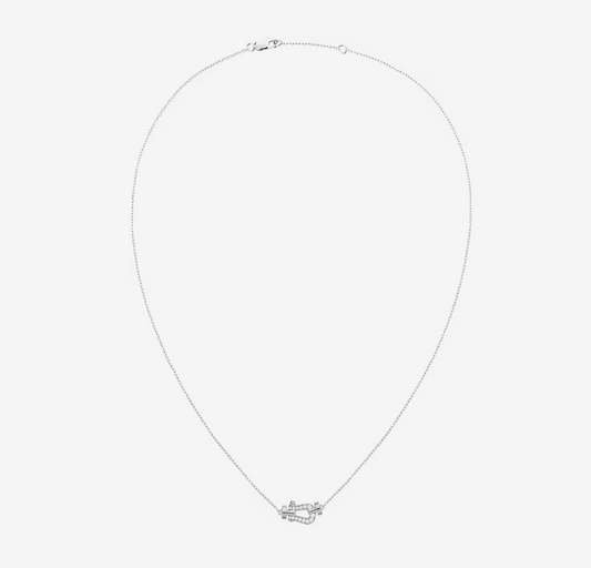[⭐Clover Jewelry]FORCE 10 DIAMOND SILVER NECKLACE MINI MODEL