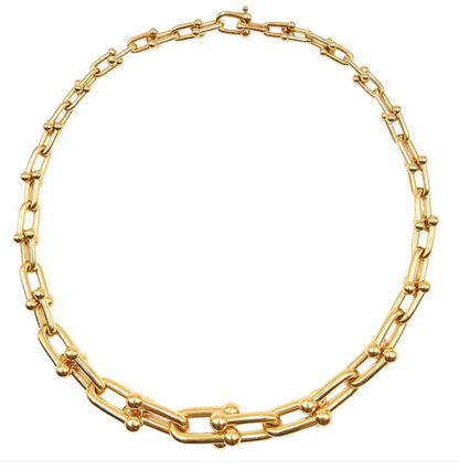 [Clover Jewelry]HARDWEAR PINK GOLD CHOKER