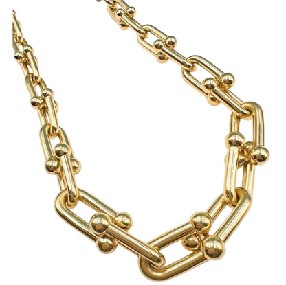 [Clover Jewelry]HARDWEAR PINK GOLD CHOKER