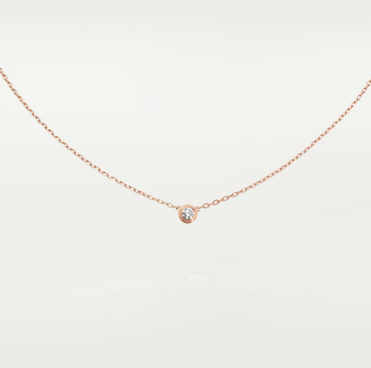 [⭐Clover Jewelry]DAMOUR DIAMOND NECKLACE