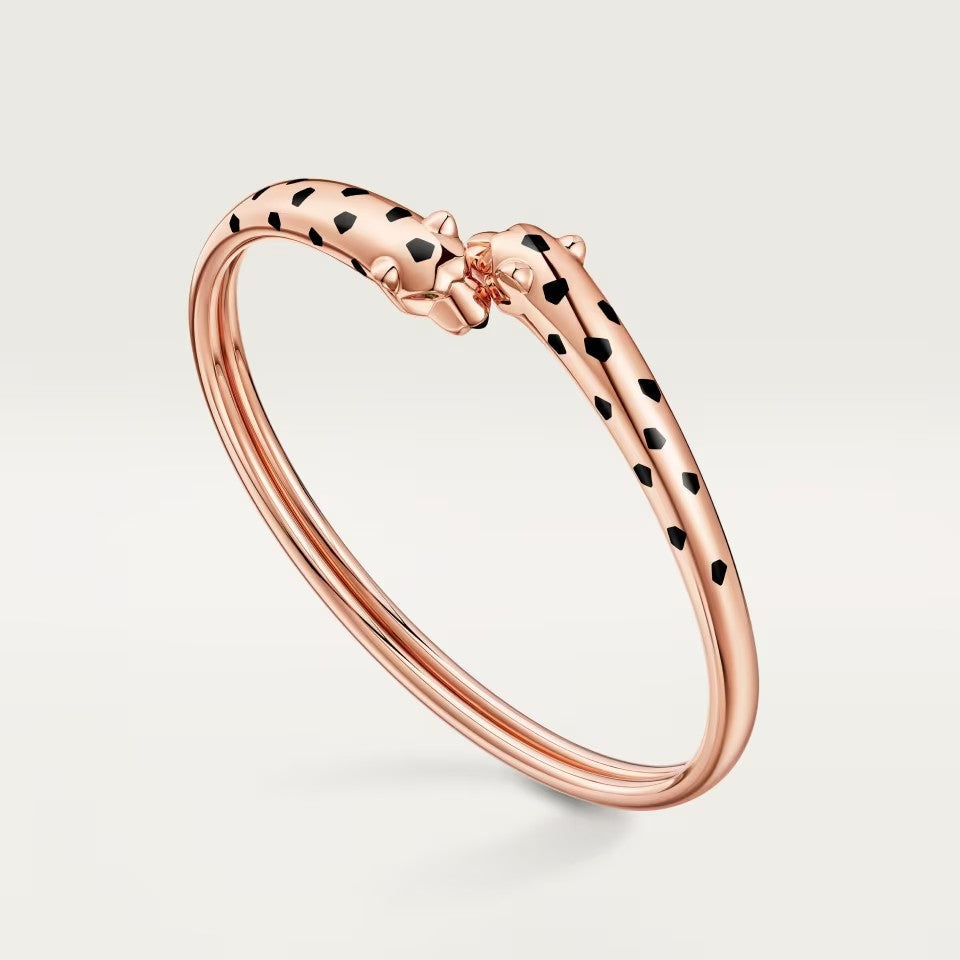 [⭐Clover Jewelry]PANTHERE DOUBLE HEADED OPEN BRACELET