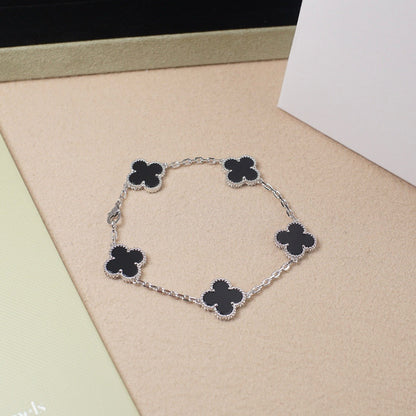 [⭐Clover Jewelry] CLOVER 5 MOTIF ONYXS BRACELET COLLECTION