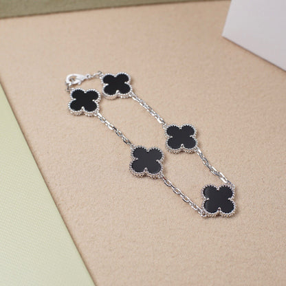 [⭐Clover Jewelry] CLOVER 5 MOTIF ONYXS BRACELET COLLECTION